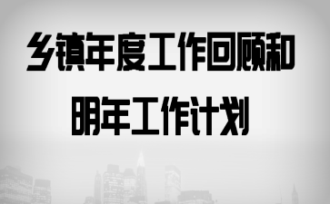 乡镇年度工作回顾和明年工作计划