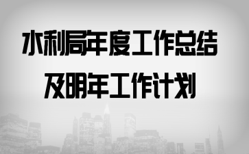 水利局年度工作总结及明年工作计划