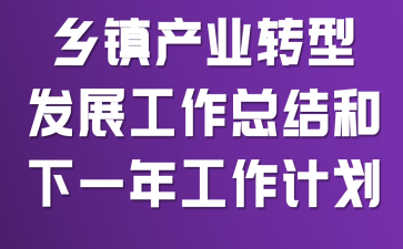 �����ҵת�ͷ�չ�����ܽ����һ�깤���ƻ�