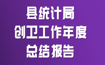 ��ͳ�ƾִ�����������ܽᱨ��