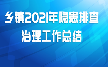 乡镇2021年隐患排查治理工作总结